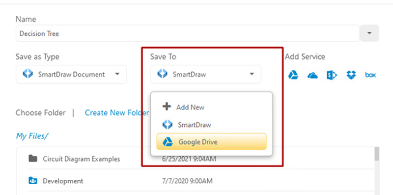 Integração de Exportação SmartDraw