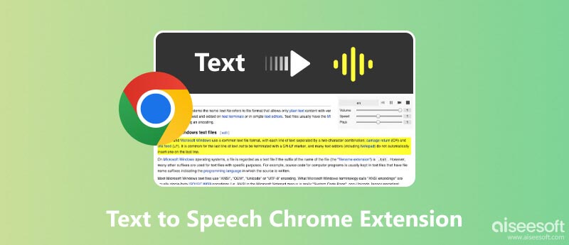 Extensão de conversão de texto em fala do Chrome