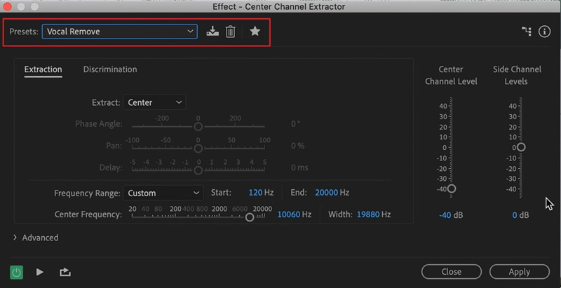 Adobe Audition remover vocais