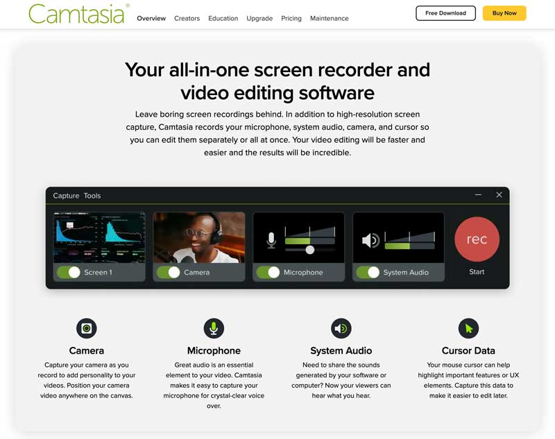 Camtasia Compare to DemoCreator