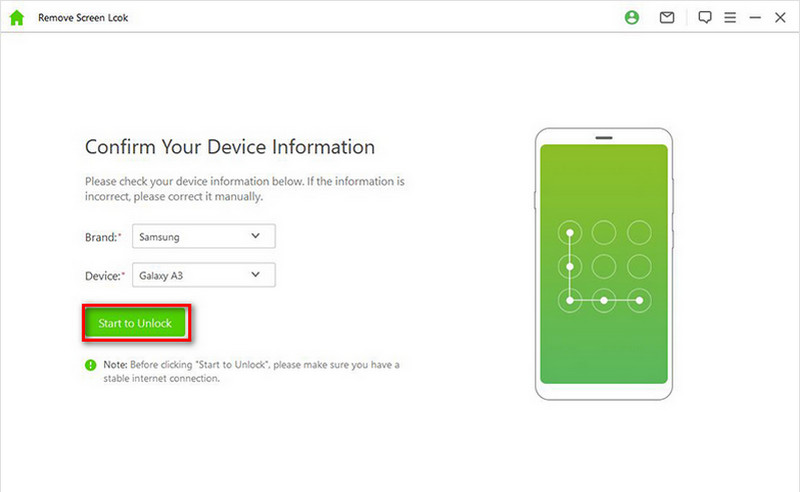 Wootechy Idelock Android Start to Unlock