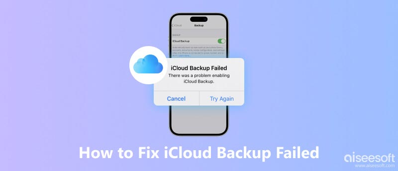 Falha no backup do iCloud