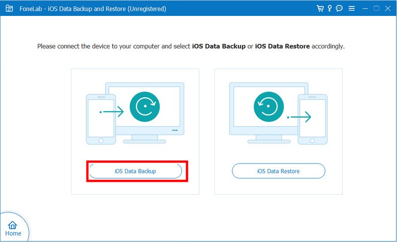 Choose ios Data Backup