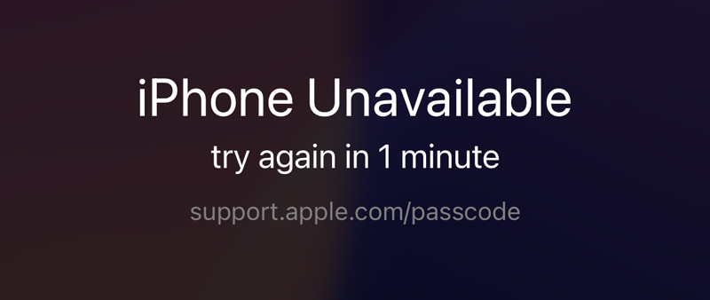 iPhone Unavailable Try Again in Minute IOS 18