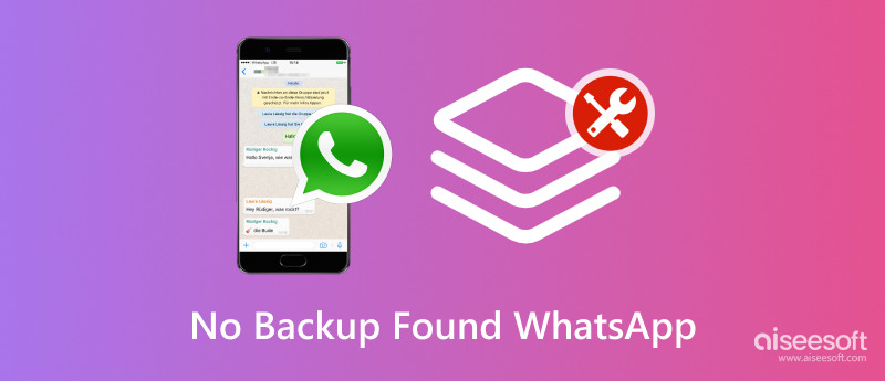 Nenhum backup encontrado Whatsapp