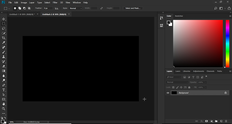 Interface do Photoshop